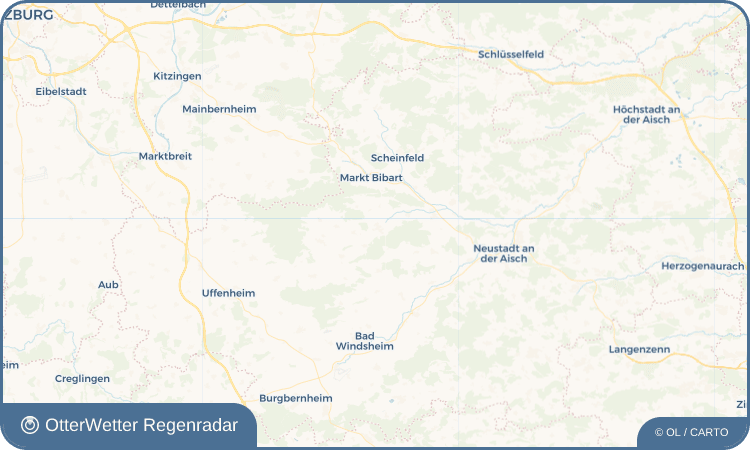 OtterWetter Regenradar-Widget Sugenheim