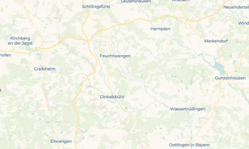 Regenradar Sulzach: aktuelle Niederschläge in Sulzach und Umgebung, Stand 19. Oktober 2026 um 1:05 Uhr