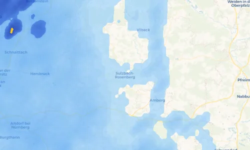 Regenradar Vorschaubild - Aktuelle Niederschläge in Sulzbach-Rosenberg und Umgebung