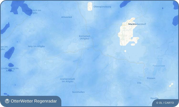 OtterWetter Regenradar-Widget Sulzberg