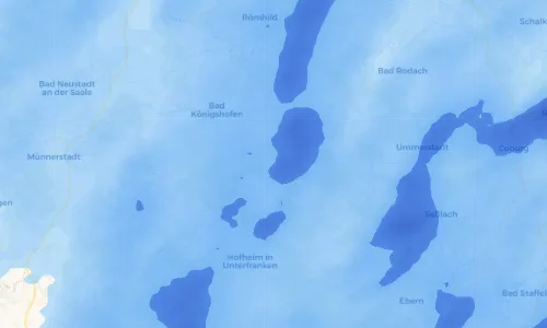 Regenradar Vorschaubild - Aktuelle Niederschläge in Sulzdorf an der Lederhecke und Umgebung