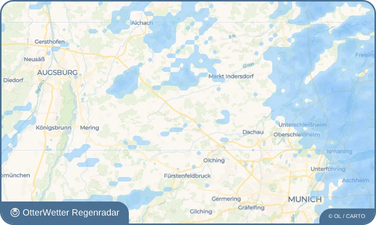 Widget-Vorschau für Sulzemoos Wetter-Widget-Vorschau mit Vorhersagedaten für Sulzemoos