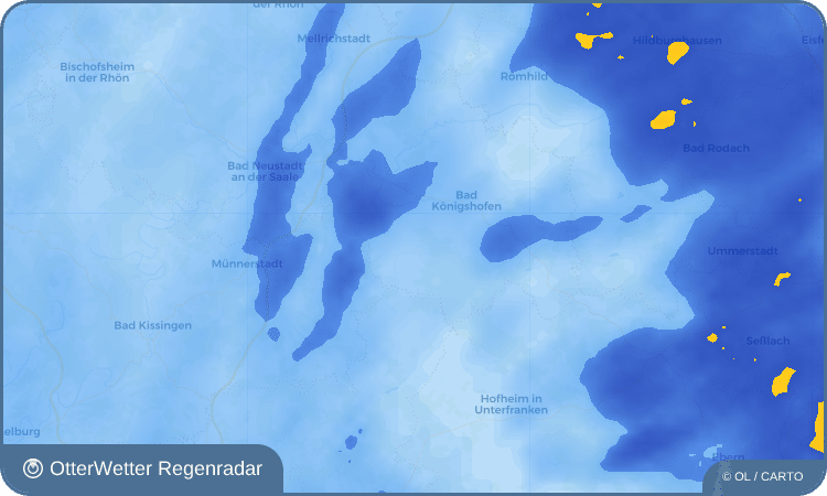 Widget-Vorschau für Sulzfeld Wetter-Widget-Vorschau mit Vorhersagedaten für Sulzfeld