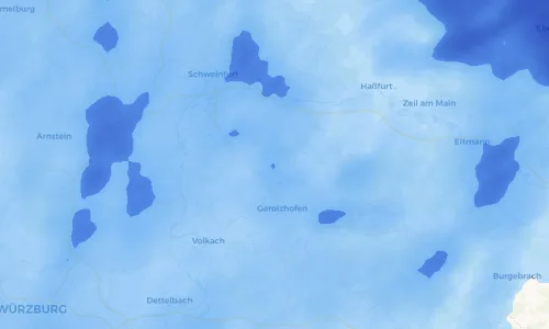 Regenradar Vorschaubild - Aktuelle Niederschläge in Sulzheim und Umgebung