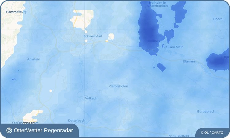 Widget-Vorschau für Sulzheim Wetter-Widget-Vorschau mit Vorhersagedaten für Sulzheim