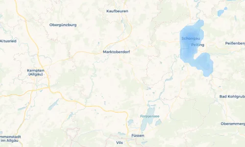 Regenradar Vorschaubild - Aktuelle Niederschläge in Sulzschneid und Umgebung