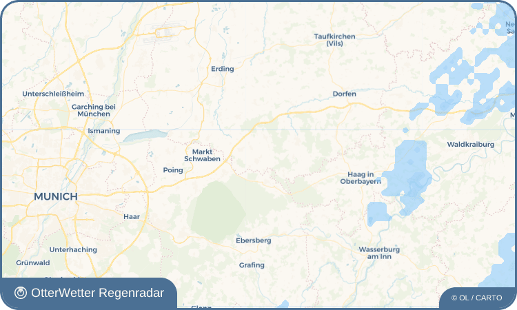 OtterWetter Regenradar-Widget Tading