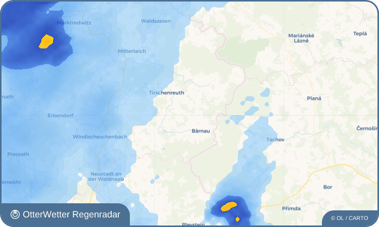 OtterWetter Regenradar-Widget Tännersreuth