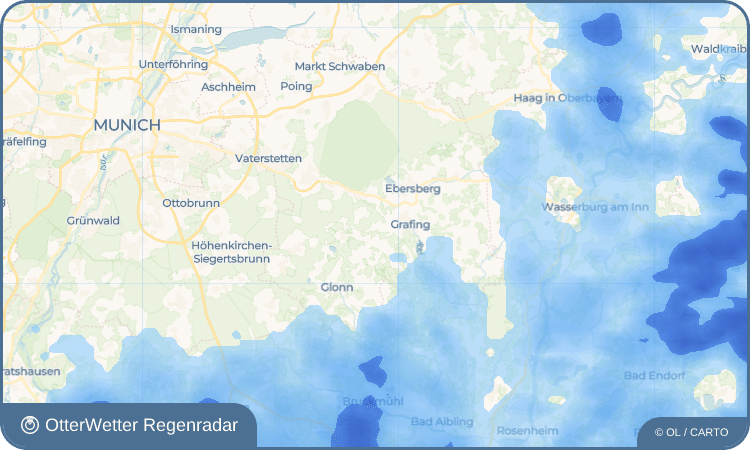 OtterWetter Regenradar-Widget Taglaching