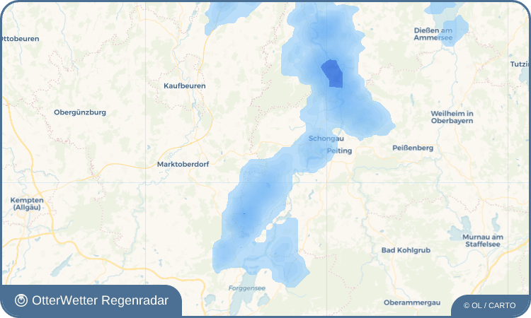 OtterWetter Regenradar-Widget Tannenberg