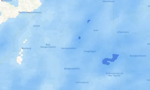 Regenradar Vorschaubild - Aktuelle Niederschläge in Tauberrettersheim und Umgebung