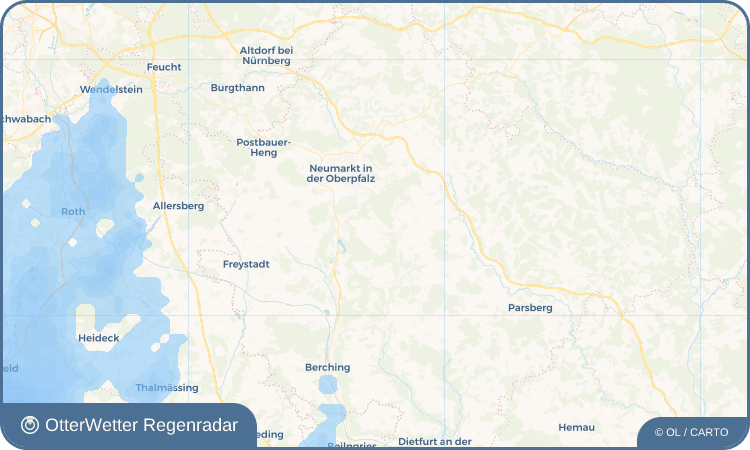 OtterWetter Regenradar-Widget Tauernfeld
