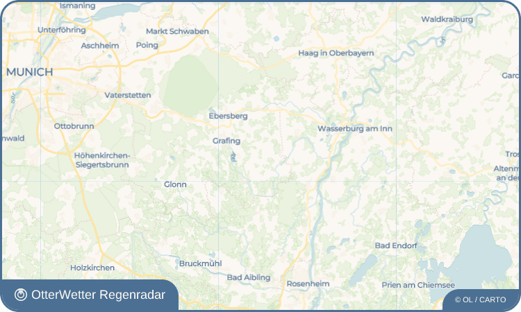 OtterWetter Regenradar-Widget Tegernau