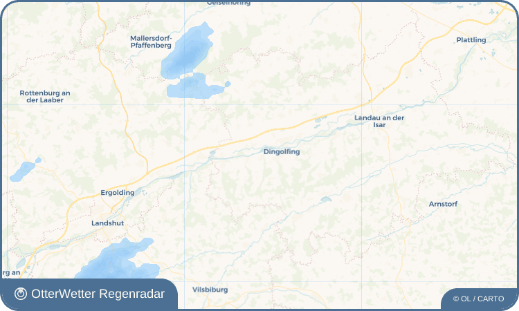 OtterWetter Regenradar-Widget Teisbach