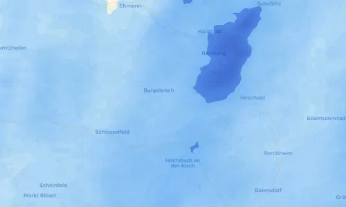 Regenradar Vorschaubild - Aktuelle Niederschläge in Tempelsgreuth und Umgebung