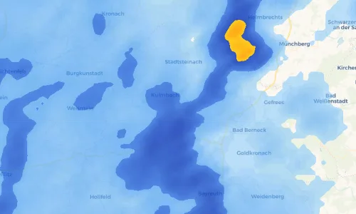 Regenradar Vorschaubild - Aktuelle Niederschläge in Tennach und Umgebung
