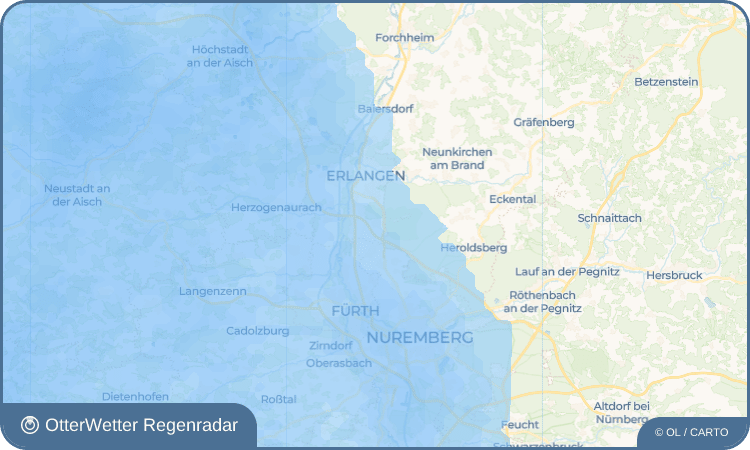 OtterWetter Regenradar-Widget Tennenlohe