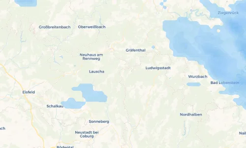 Regenradar Vorschaubild - Aktuelle Niederschläge in Tettau und Umgebung