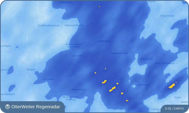 OtterWetter Regenradar-Widget Tettau