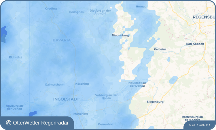 Wetter-Widget-Vorschau mit Vorhersagedaten für Tettenagger