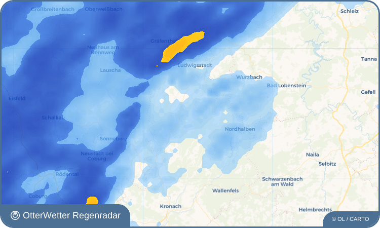 Widget-Vorschau für Teuschnitz Wetter-Widget-Vorschau mit Vorhersagedaten für Teuschnitz