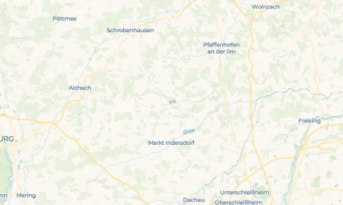 Regenradar Thalmannsdorf: aktuelle Niederschläge in Thalmannsdorf und Umgebung, Stand 21. Oktober 2026 um 12:05 Uhr