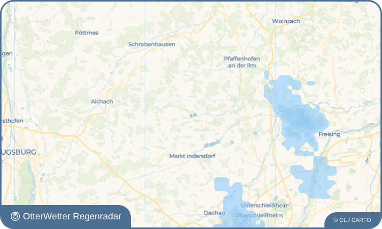OtterWetter Regenradar-Widget Thalmannsdorf