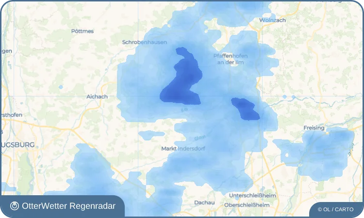 Wetter-Widget-Vorschau mit Vorhersagedaten für Thalmannsdorf