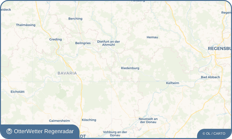 OtterWetter Regenradar-Widget Thann