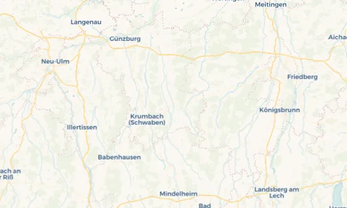 Regenradar Vorschaubild - Aktuelle Niederschläge in Thannhausen und Umgebung