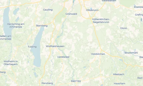 Regenradar Vorschaubild - Aktuelle Niederschläge in Thanning und Umgebung