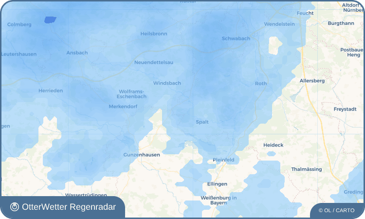 OtterWetter Regenradar-Widget Theilenberg