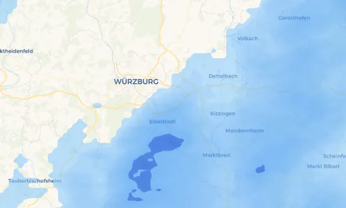 Regenradar Vorschaubild - Aktuelle Niederschläge in Theilheim und Umgebung