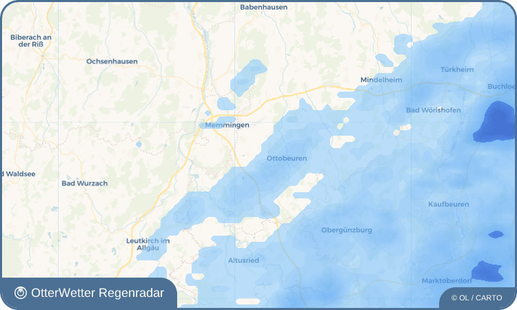 Wetter-Widget-Vorschau mit Vorhersagedaten für Theinselberg