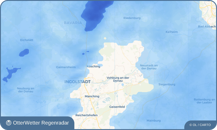 OtterWetter Regenradar-Widget Theißing