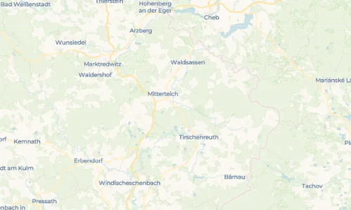 Regenradar Vorschaubild - Aktuelle Niederschläge in Themenreuth und Umgebung