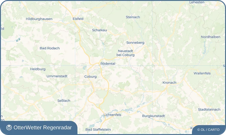 Wetter-Widget-Vorschau mit Vorhersagedaten für Thierach
