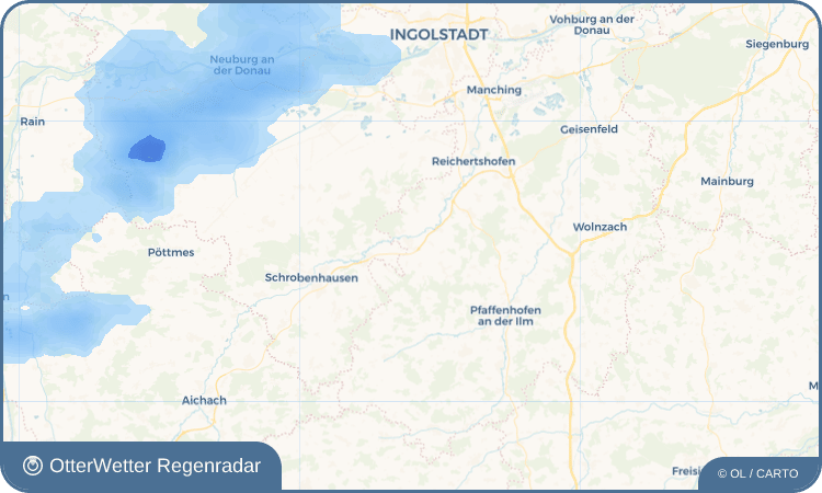 OtterWetter Regenradar-Widget Thierham