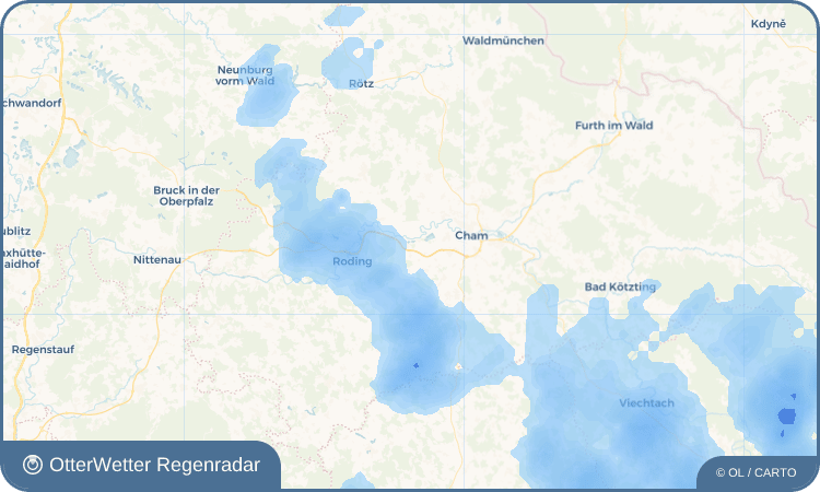 OtterWetter Regenradar-Widget Thierlstein