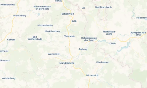 Regenradar Vorschaubild - Aktuelle Niederschläge in Thiersheim und Umgebung