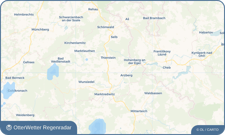 Widget-Vorschau für Thiersheim Wetter-Widget-Vorschau mit Vorhersagedaten für Thiersheim