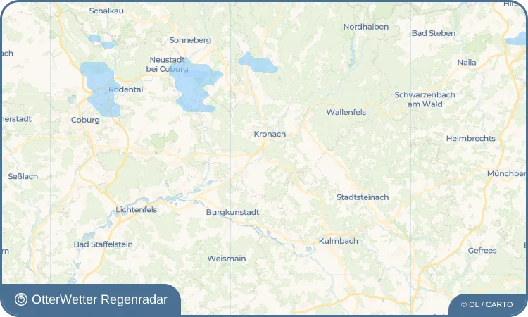 Wetter-Widget-Vorschau mit Vorhersagedaten für Thonberg