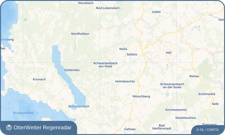 OtterWetter Regenradar-Widget Thron