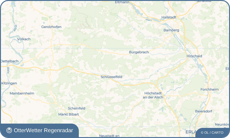 OtterWetter Regenradar-Widget Thüngbach