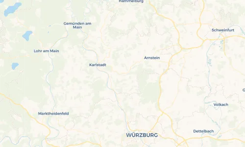 Regenradar Vorschaubild - Aktuelle Niederschläge in Thüngen und Umgebung