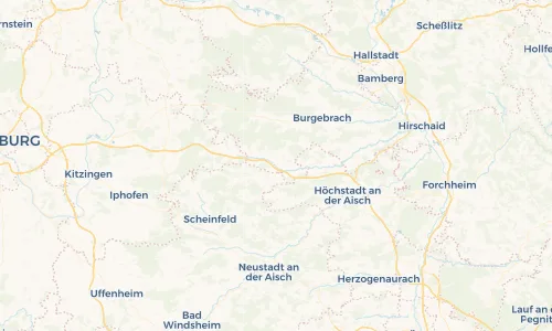 Regenradar Vorschaubild - Aktuelle Niederschläge in Thüngfeld und Umgebung