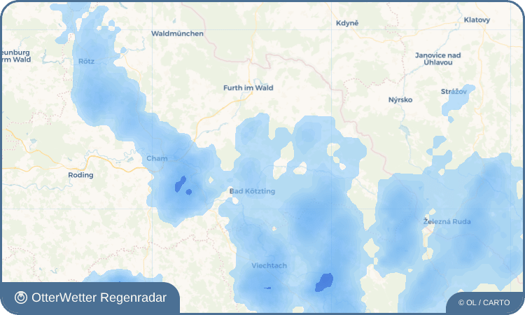 OtterWetter Regenradar-Widget Thürnhofen