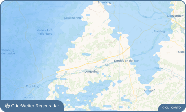 OtterWetter Regenradar-Widget Thürnthenning