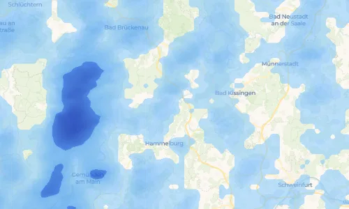 Regenradar Thulba: aktuelle Niederschläge in Thulba und Umgebung, Stand 27. Oktober 2026 um 8:05 Uhr