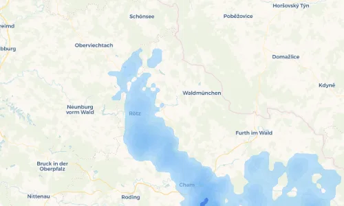 Regenradar Vorschaubild - Aktuelle Niederschläge in Thurau und Umgebung